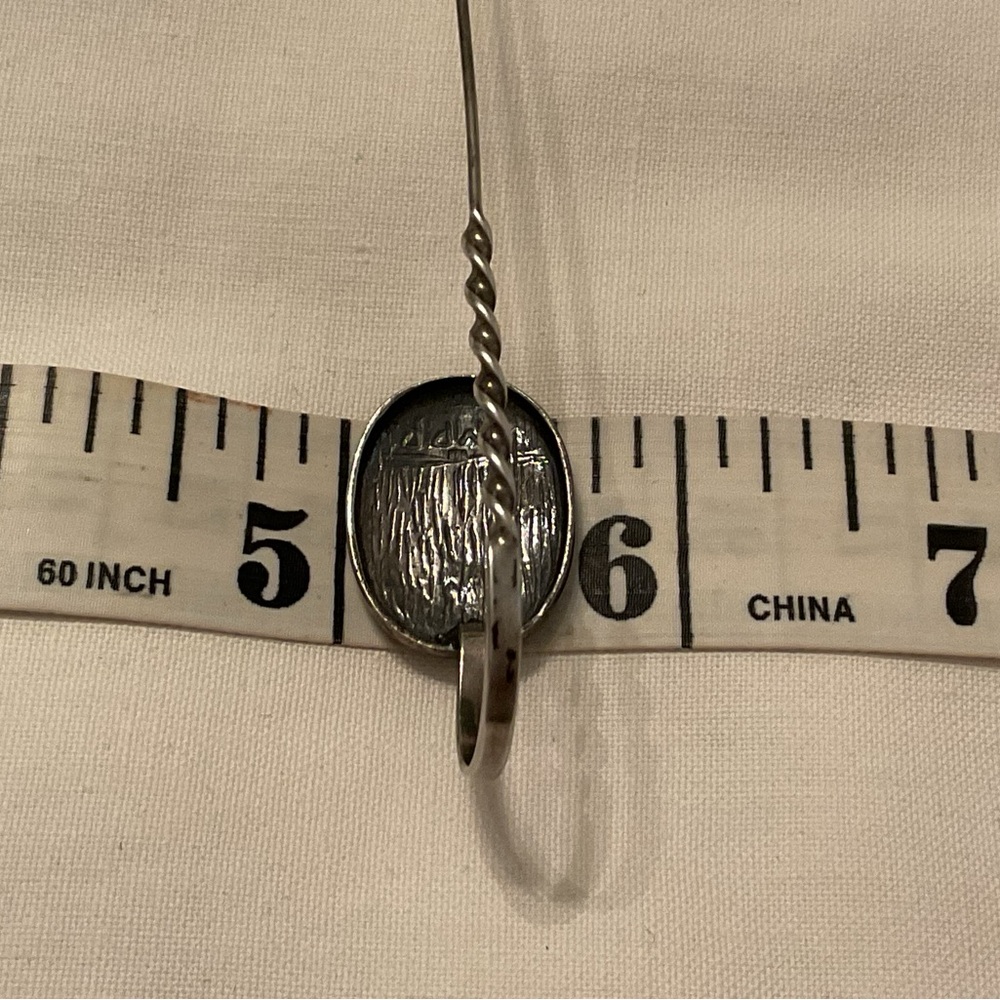 VINTAGE ISRAEL MUSEUM STERLING SILVER BOOK MARK WITH LYRE HARP OF DAVID - Picture 9 of 14